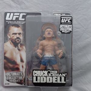 UFC Chuck Liddell Action Figure - Black and Blue Gear